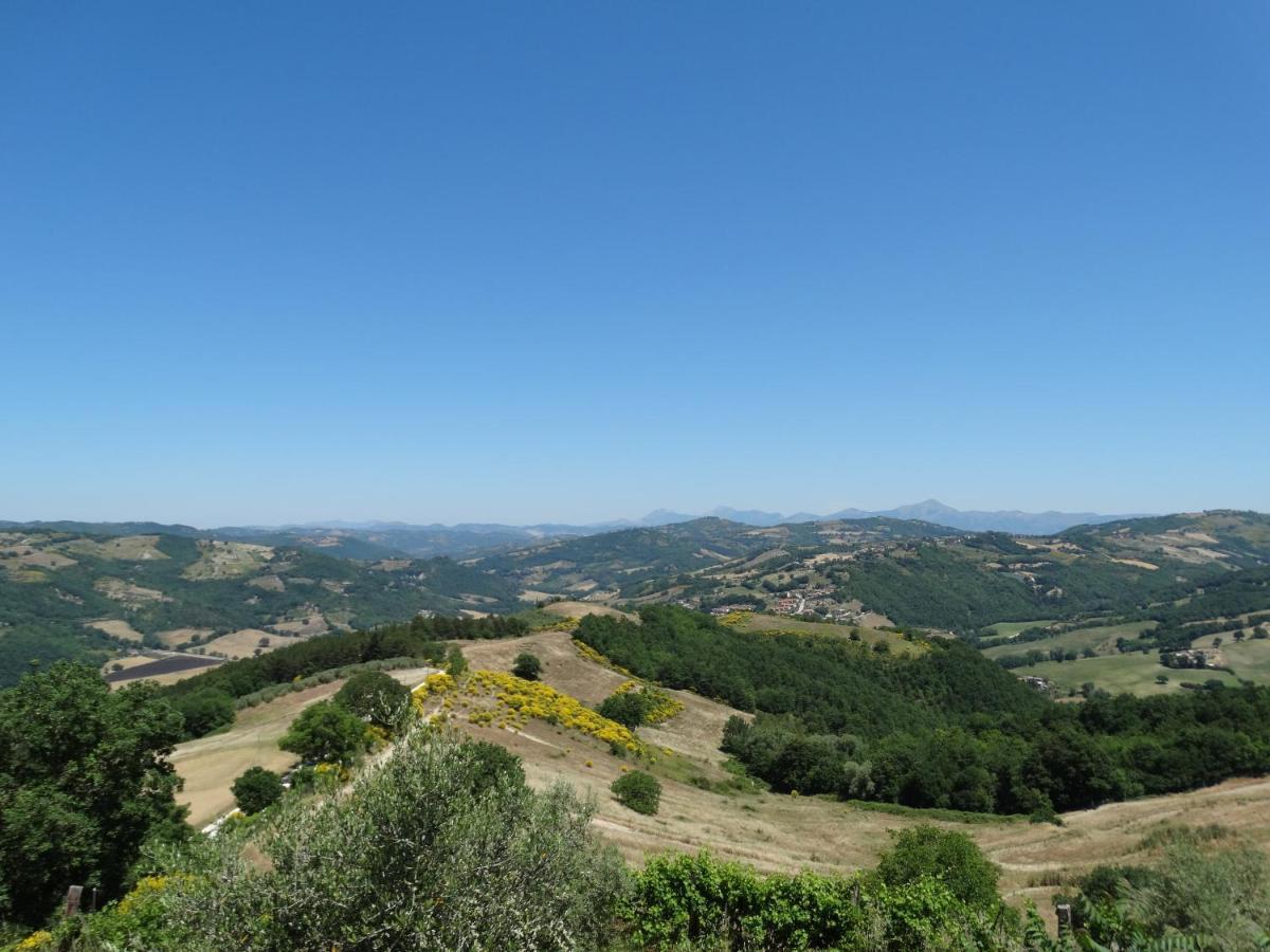 Agriturismo La Terrazza Valfabbrica Kültér fotó
