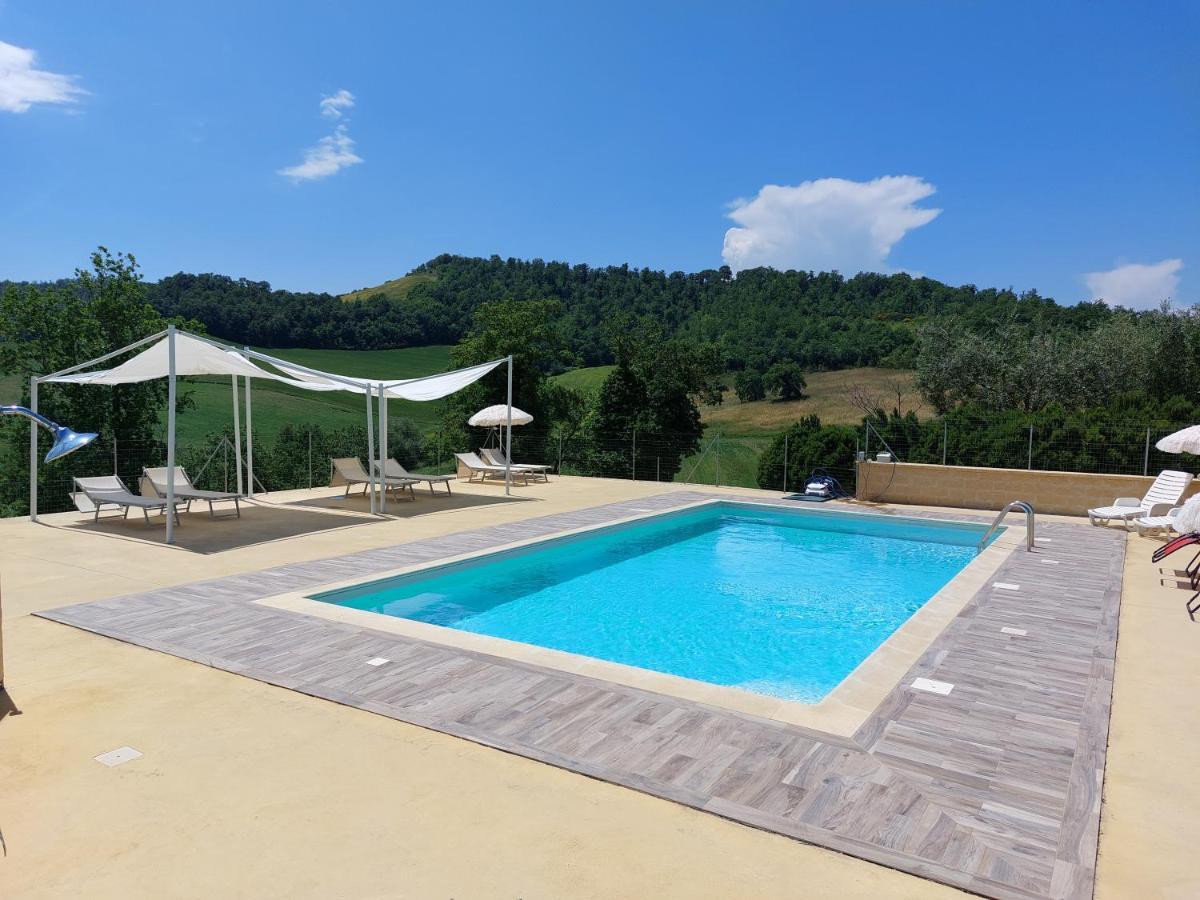 Agriturismo La Terrazza Valfabbrica Kültér fotó
